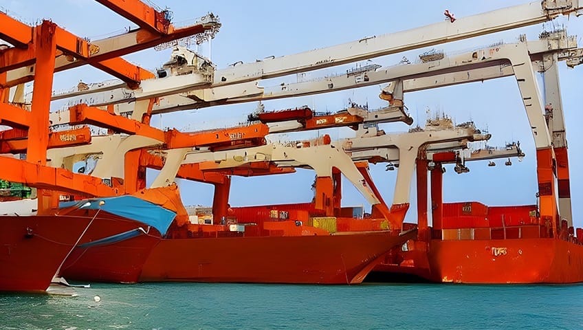 ocean freight shipping port in Italy
